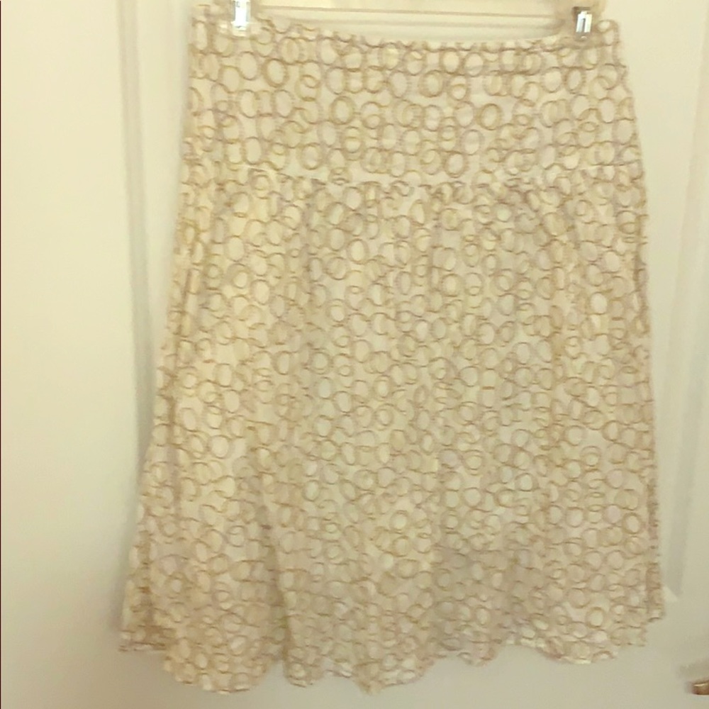 Fossil cotton skirt, fully lined